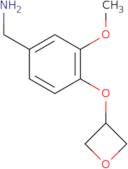 [3-Methoxy-4-(oxetan-3-yloxy)phenyl]methanamine