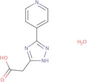 [3-(4-Pyridinyl)-1H-1,2,4-triazol-5-yl]acetic acid hydrate