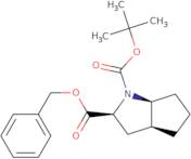 2-benzyl 1-tert-butyl (2S,3aS,6aS)-octahydrocyclopenta[b]pyrrole-1,2-dicarboxylate