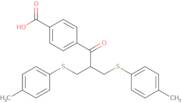 4-[3-(4-Methylphenyl)sulfanyl-2-[(4-methylphenyl)sulfanylmethyl]propanoyl]benzoic acid