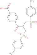 4-(3-Tosyl-2-(tosylmethyl)propanoyl)benzoic acid