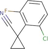 1-(2-Chloro-6-fluorophenyl)cyclopropanecarbonitrile