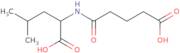 (2S)-2-(4-Carboxybutanamido)-4-methylpentanoic acid