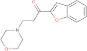 1-(1-Benzofuran-2-yl)-3-(morpholin-4-yl)propan-1-one