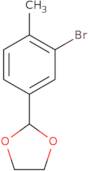 2-(3-Bromo-4-methylphenyl)-1,3-dioxolane