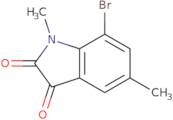 7-bromo-1,5-dimethyl-2,3-dihydro-1H-indole-2,3-dione