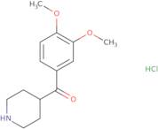 4-(3,4-Dimethoxybenzoyl)piperidine hydrochloride