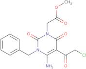 Methyl 2-[4-amino-3-benzyl-5-(2-chloroacetyl)-2,6-dioxopyrimidin-1-yl]acetate