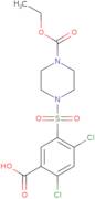 2,4-Dichloro-5-{[4-(ethoxycarbonyl)piperazin-1-yl]sulfonyl}benzoic acid