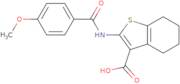 2-(4-Methoxybenzamido)-4,5,6,7-tetrahydro-1-benzothiophene-3-carboxylic acid