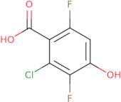 2-Chloro-3,6-difluoro-4-hydroxybenzoic acid