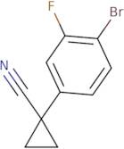 1-(4-bromo-3-fluorophenyl)cyclopropane-1-carbonitrile