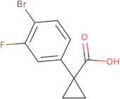 1-(4-bromo-3-fluorophenyl)cyclopropane-1-carboxylic acid