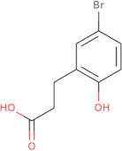 3-(5-Bromo-2-hydroxyphenyl)propanoic acid