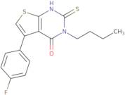 3-Butyl-5-(4-fluorophenyl)-2-sulfanyl-3H,4H-thieno[2,3-d]pyrimidin-4-one