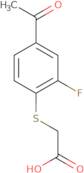 2-[(4-Acetyl-2-fluorophenyl)sulfanyl]acetic acid