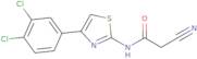 2-Cyano-N-[4-(3,4-dichlorophenyl)-1,3-thiazol-2-yl]acetamide