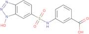 3-(1-Hydroxy-1H-1,2,3-benzotriazole-6-sulfonamido)benzoic acid