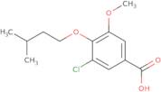 3-Chloro-5-methoxy-4-(3-methylbutoxy)benzoic acid