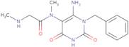 N-(6-Amino-1-benzyl-2,4-dioxo-1,2,3,4-tetrahydropyrimidin-5-yl)-N-methyl-2-(methylamino)acetamide