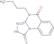 4-Butyl-1-sulfanyl-4H,5H-[1,2,4]triazolo[4,3-a]quinazolin-5-one