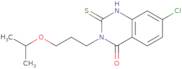 7-Chloro-3-[3-(propan-2-yloxy)propyl]-2-sulfanyl-3,4-dihydroquinazolin-4-one