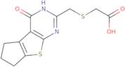 2-[({12-Oxo-7-thia-9,11-diazatricyclo[6.4.0.0,2,6]dodeca-1(8),2(6),9-trien-10-yl}methyl)sulfanyl]a…