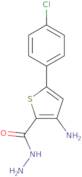 3-Amino-5-(4-chlorophenyl)thiophene-2-carbohydrazide