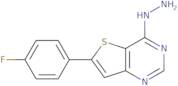 6-(4-Fluorophenyl)-4-hydrazinylthieno[3,2-d]pyrimidine