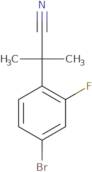 2-(4-Bromo-2-fluorophenyl)-2-methylpropanenitrile