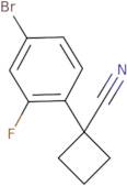 1-(4-Bromo-2-fluorophenyl)cyclobutane-1-carbonitrile