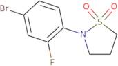 2-(4-Bromo-2-fluorophenyl)-1,2-thiazolidine-1,1-dione