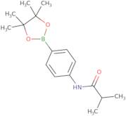 N-(4-(4,4,5,5-tetramethyl-1,3,2-dioxaborolan-2-yl)phenyl)isobutyramide