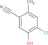 4-Chloro-5-hydroxy-2-methylbenzonitrile