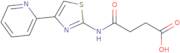 3-{[4-(Pyridin-2-yl)-1,3-thiazol-2-yl]carbamoyl}propanoic acid