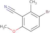 3-Bromo-6-methoxy-2-methylbenzonitrile