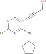 3-[2-Chloro-4-(cyclopentylamino)-5-pyrimidinyl]-2-propyn-1-ol