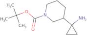 tert-Butyl 3-(1-aminocyclopropyl)piperidine-1-carboxylate