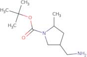 tert-Butyl 4-(aminomethyl)-2-methylpyrrolidine-1-carboxylate