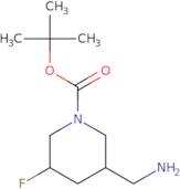 tert-Butyl 3-(aminomethyl)-5-fluoropiperidine-1-carboxylate