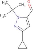 1-tert-Butyl-3-cyclopropyl-1H-pyrazole-5-carbaldehyde
