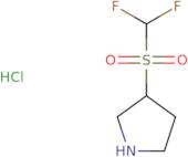 3-Difluoromethanesulfonylpyrrolidine hydrochloride