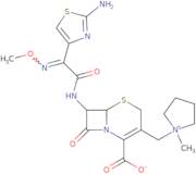 1-[[7-[[(2-Amino-4-thiazolyl)(methoxyimino)acetyl]amino]-2-carboxy-8-oxo-5-thia-1-azabicyclo[4.2...