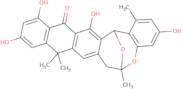 (-)-Anthrabenzoxocinone