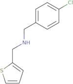 1-(4-Chlorophenyl)-N-(thiophen-2-ylmethyl)methanamine