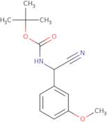 tert-Butyl N-[cyano(3-methoxyphenyl)methyl]carbamate