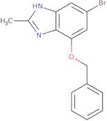 7-(Benzyloxy)-5-bromo-2-methyl-1H-benzo[D]imidazole