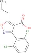 3-(2,6-Dichlorophenyl)-5-propyl-1,2-oxazole-4-carboxylic acid