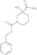 benzyl 3-carbamoyl-3-methylpiperidine-1-carboxylate