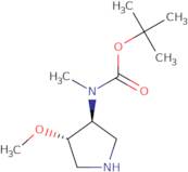 tert-butyl (3S,4S)-4-Methoxypyrrolidin-3-yl(methyl)carbamate ee